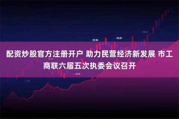 配资炒股官方注册开户 助力民营经济新发展 市工商联六届五次执委会议召开